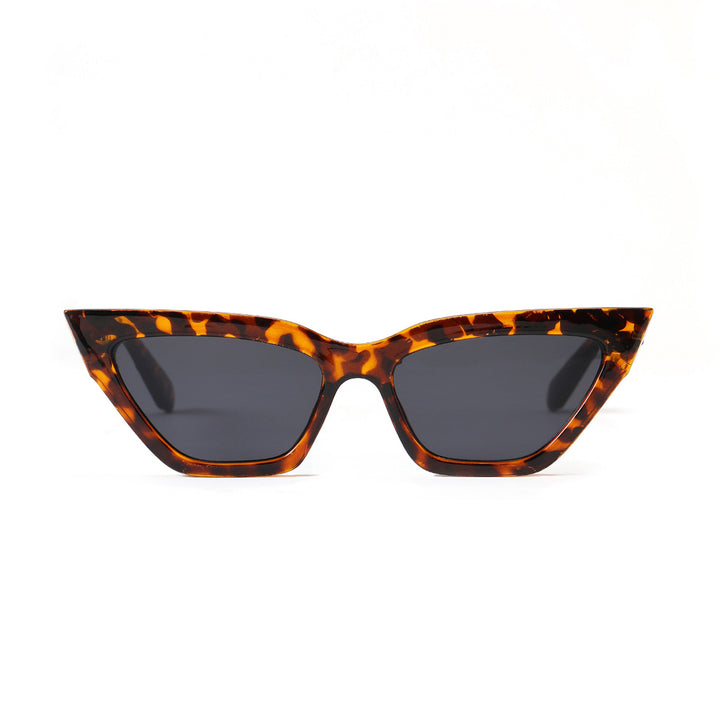 Damen Cat-Eye Sonnenbrille mit luxuriösem Kettenrahmen Karnz
