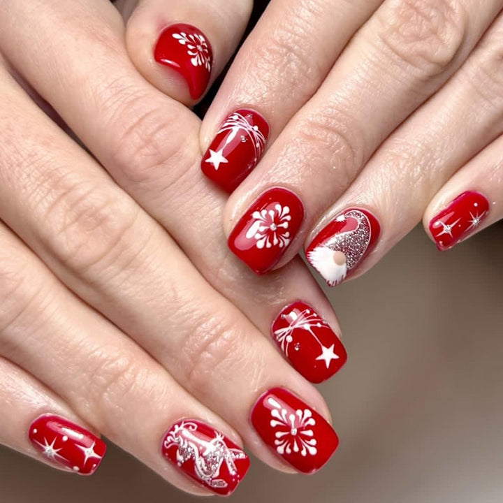 Festliche Feiertags-Themen 3D Nagelkunst-Erweiterungen Karnz