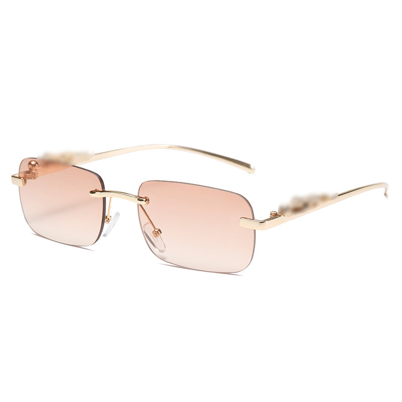 Damen stilvolle rechteckige Sonnenbrille Karnz