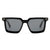 Damen Sonnenbrille im modernen, quadratischen Design mit polarisierten Gläsern Karnz