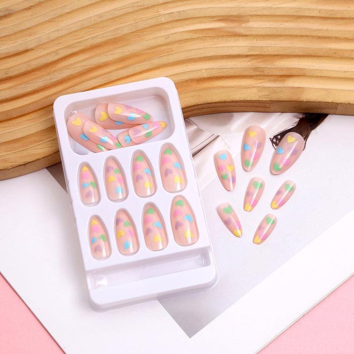 DIY dekorative Press-On Nagelset Karnz