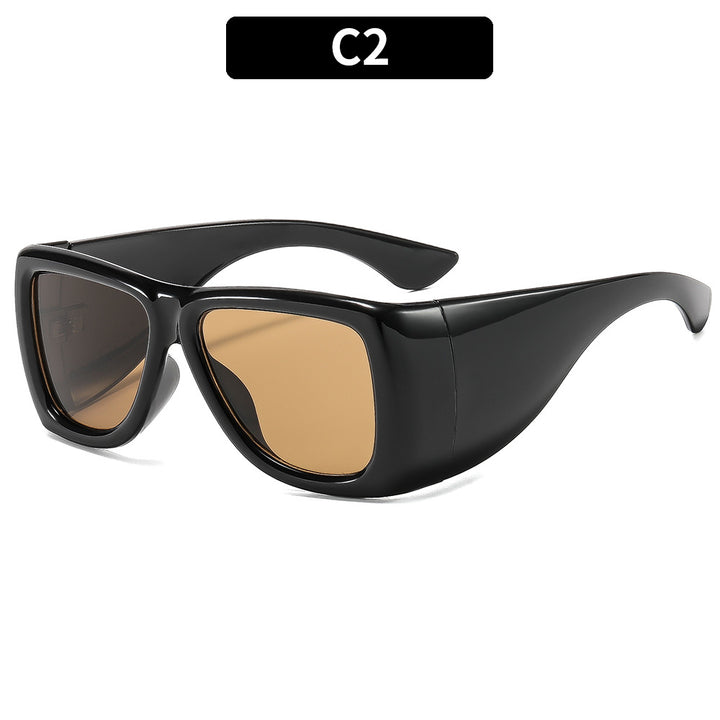 Bold Avant-Garde Shield Sonnenbrille