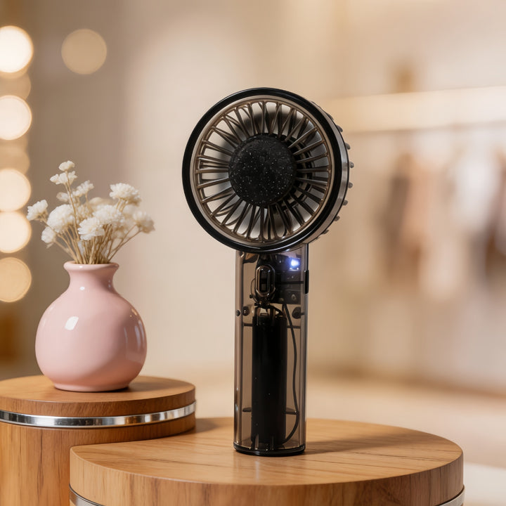 Damen Tragbarer USB Handventilator mit leistungsstarker Akkutechnologie Karnz