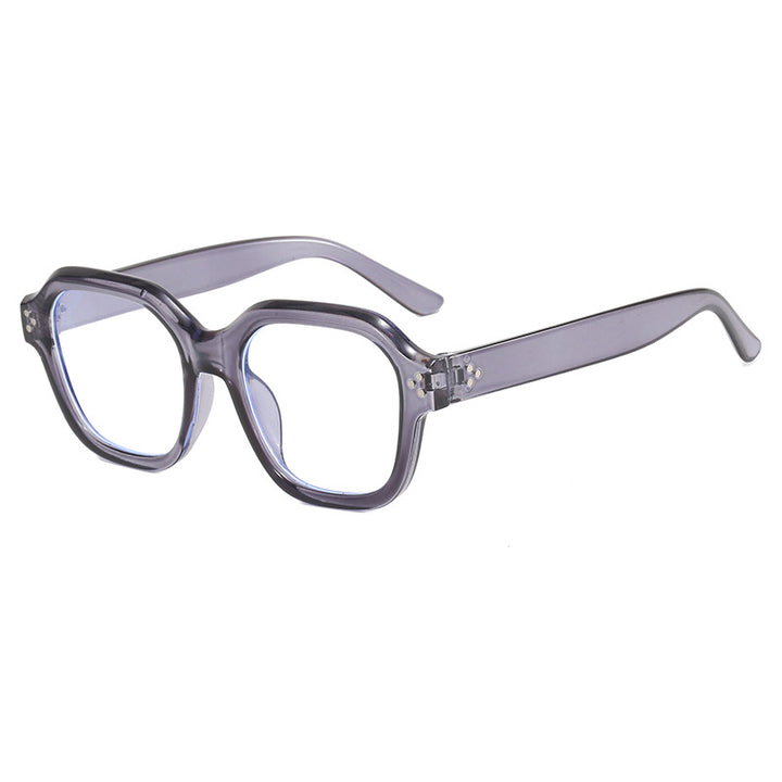 Damen modische oversized Brille mit charakteristischem Rahmen Karnz