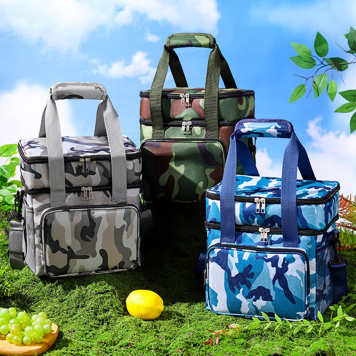 Isolierte Camo Mittagskühltasche Karnz