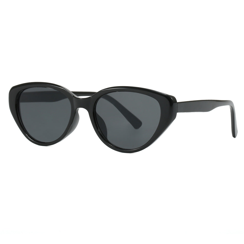 Damen Cat-Eye Sonnenbrille mit trendigem Leopardenmuster Karnz