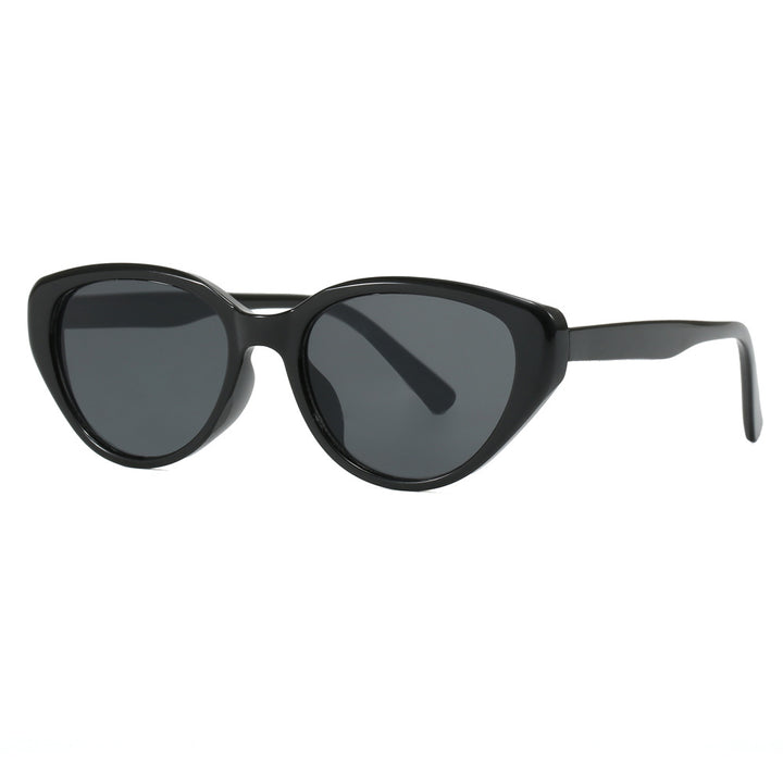 Damen Cat-Eye Sonnenbrille mit trendigem Leopardenmuster Karnz