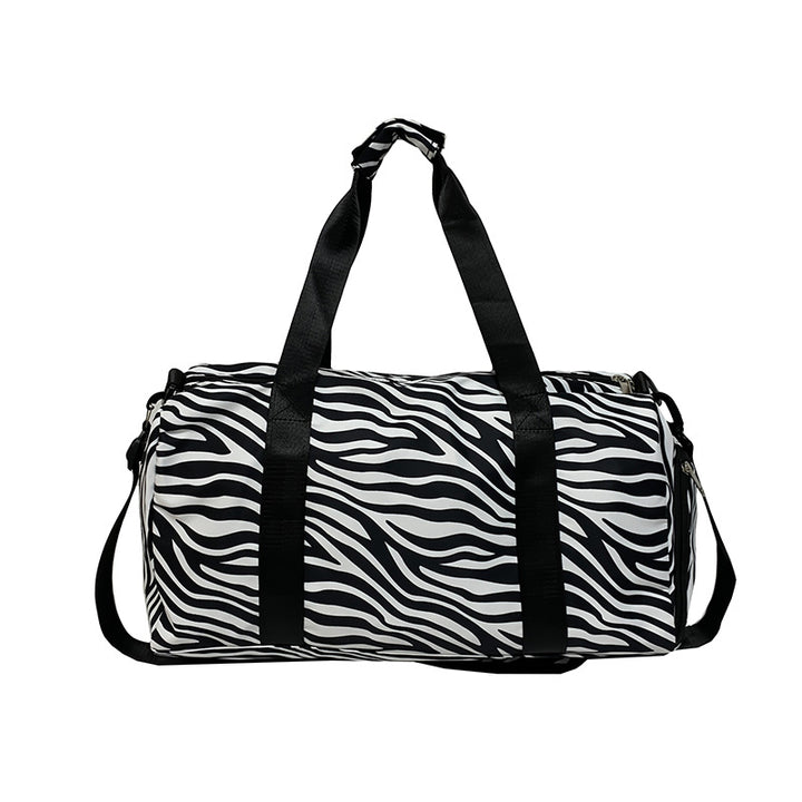 Modische Zebra Muster Sport Duffle Bag Karnz