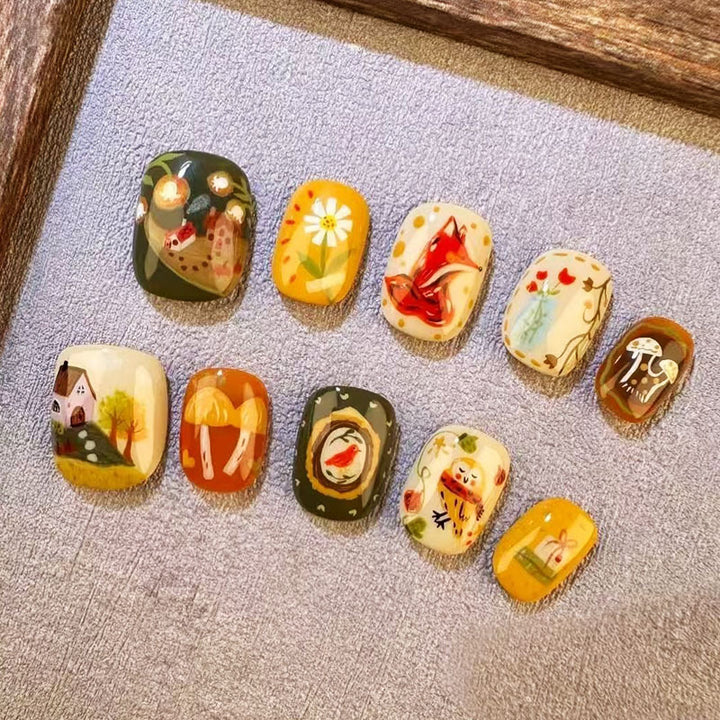 Verspieltes Künstlerisches Nagelkunst Design Set Karnz
