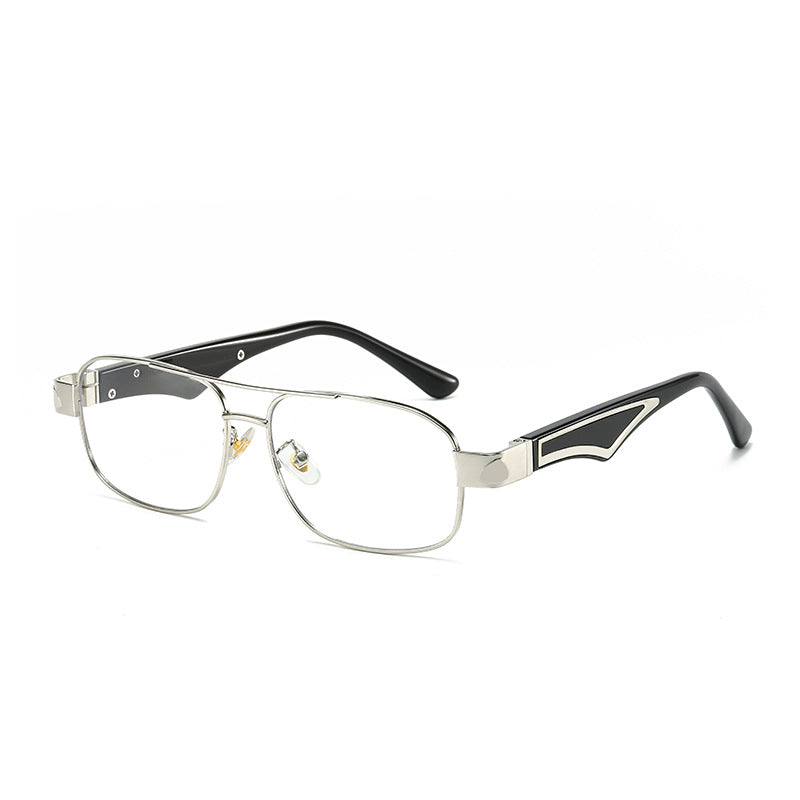Damen stilvolle Korrektionsbrille mit angularen Akzenten Karnz