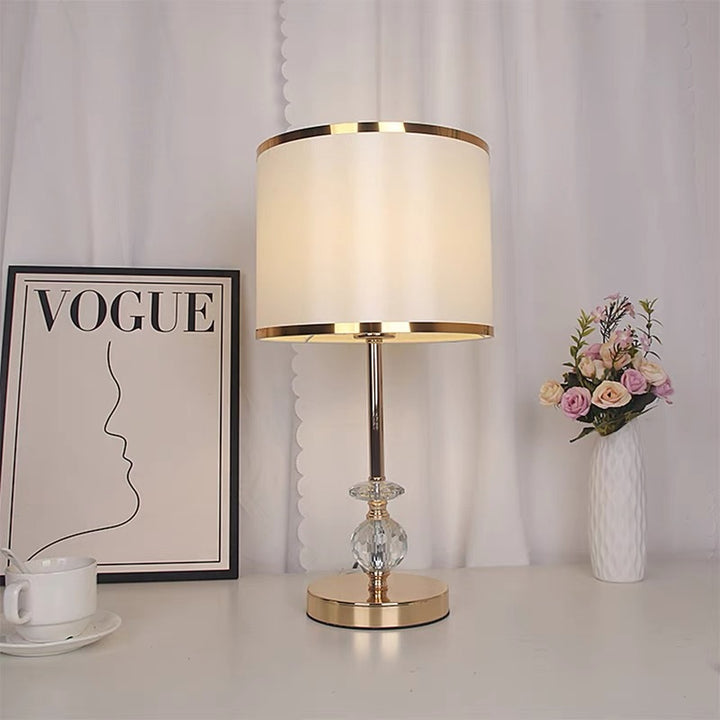 Moderne Kristall-Akzent-Tischlampe