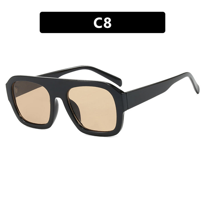 Damen modische Sonnenbrille im schützenden Oversized-Format Karnz