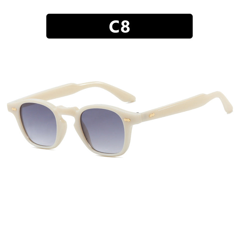 Damen geometrische Sonnenbrille mit schützendem UV-Filter und zeitgemäßem Design Karnz