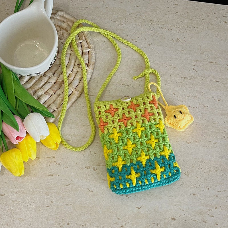 Häkel-Crossbody-Tasche