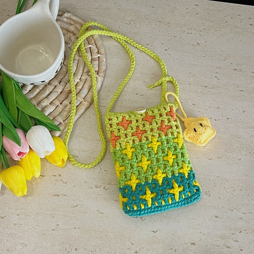 Häkel-Crossbody-Tasche