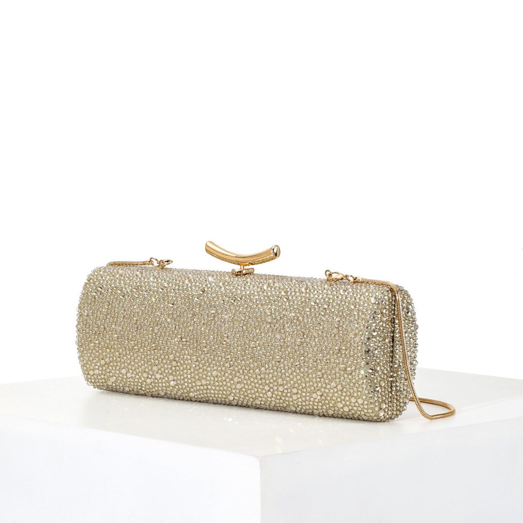 Glitzernde kristallbesetzte Abend-Clutch