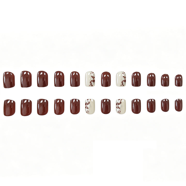 Elegante Glänzende Nagelkunst Karnz