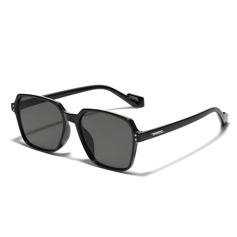 Damen quadratische Sonnenbrille mit modischem Kunststoffrahmen und polarisierten Gläsern Karnz