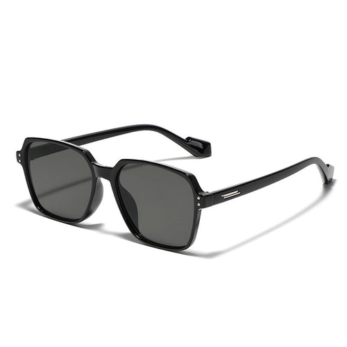 Damen quadratische Sonnenbrille mit modischem Kunststoffrahmen und polarisierten Gläsern Karnz