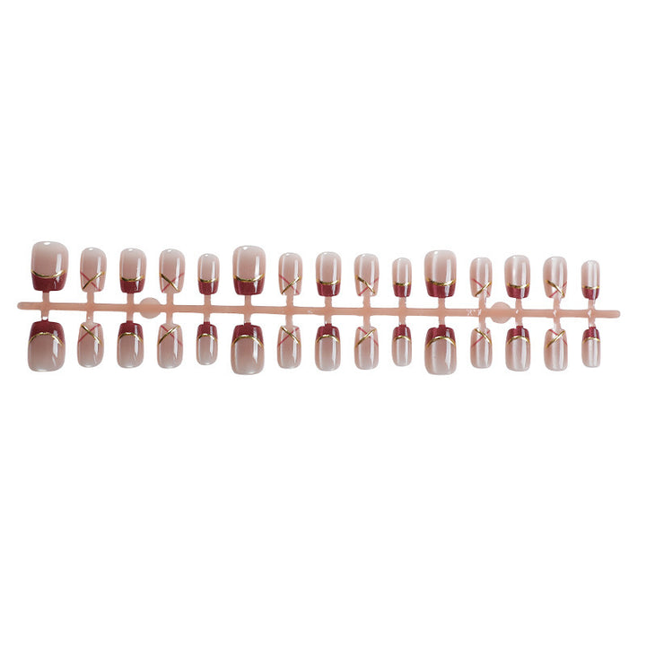 Elegantes Art Deco Druck-Nagelset