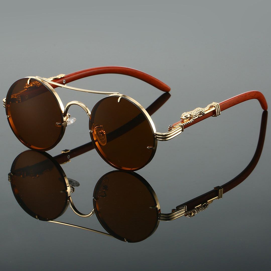 Vintage-inspirierte Drachenrahmen Sonnenbrille Karnz
