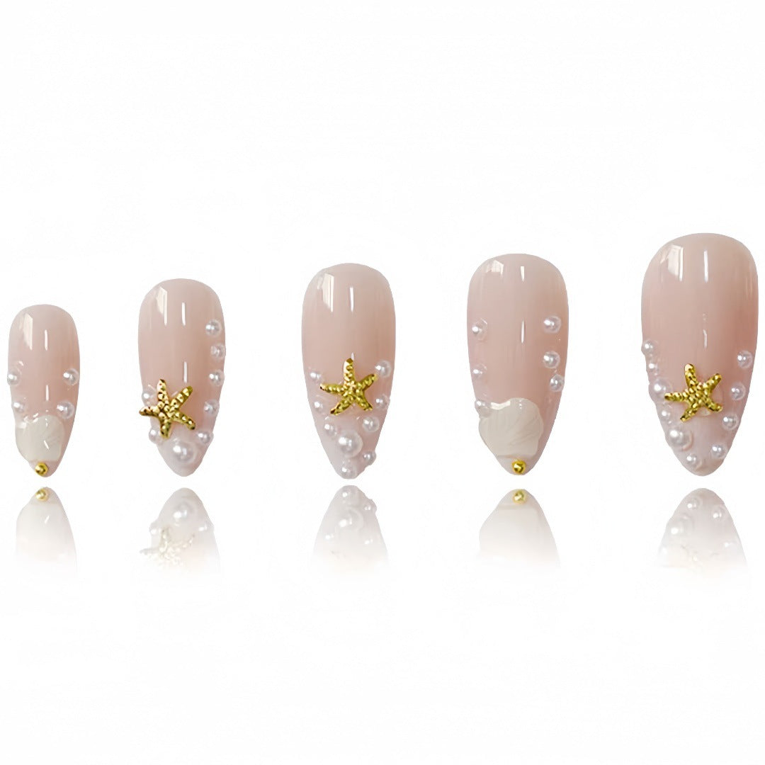 Shell-Inspirierte Nail Art Extensions Karnz
