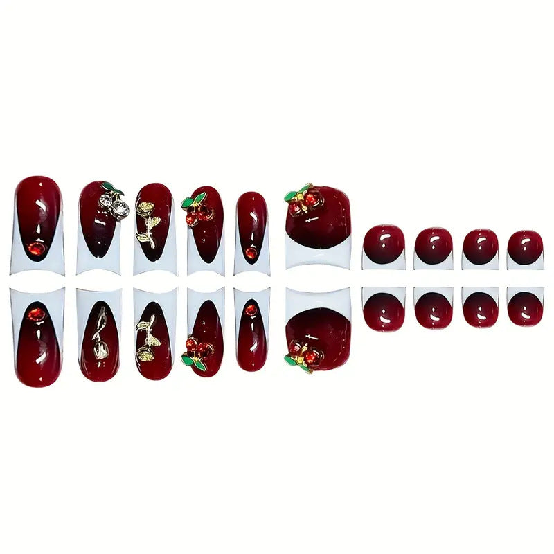 Florale Kunst Nagelset Karnz
