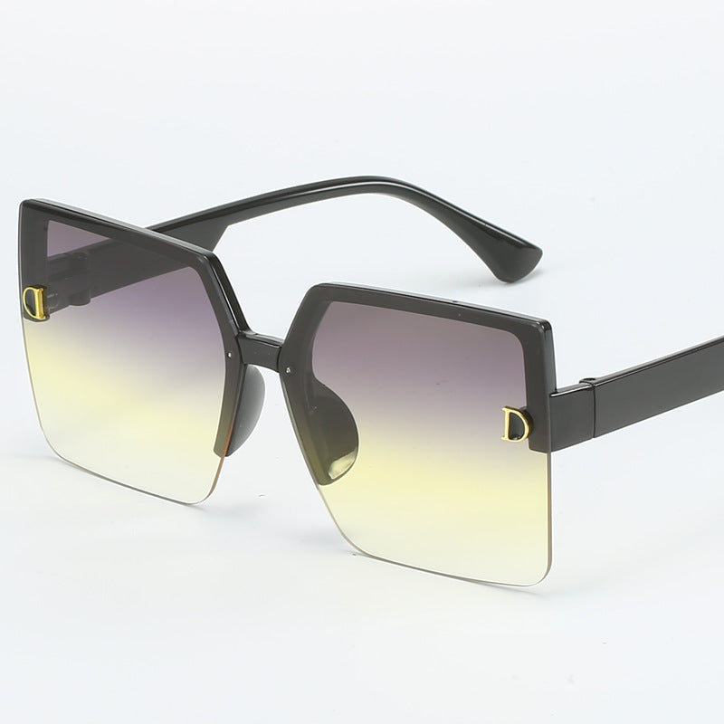 Damen Oversized-Sonnenbrille mit hochwertigem Farbverlauf Karnz
