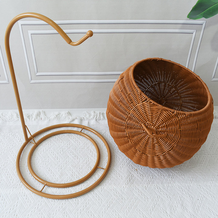 Hängender Rattan-Schaukelstuhl Karnz