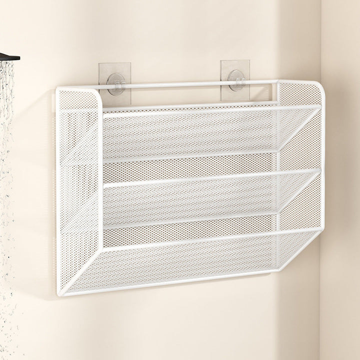 schlanker Über-Tür-Mesh-Schuhregal-Organisator mit belüftetem, schrägem Regal Karnz