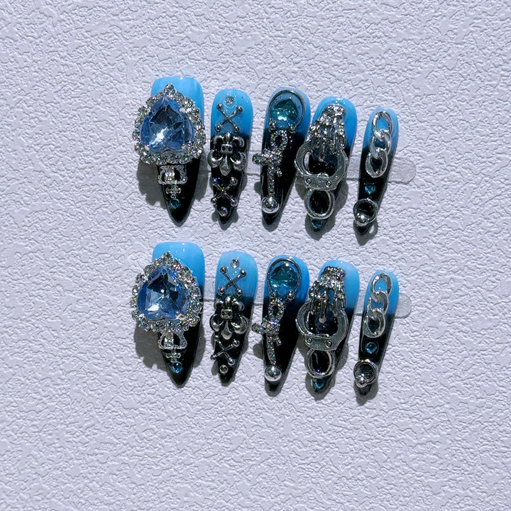 Glamouröse Nagelkunst Verlängerungen