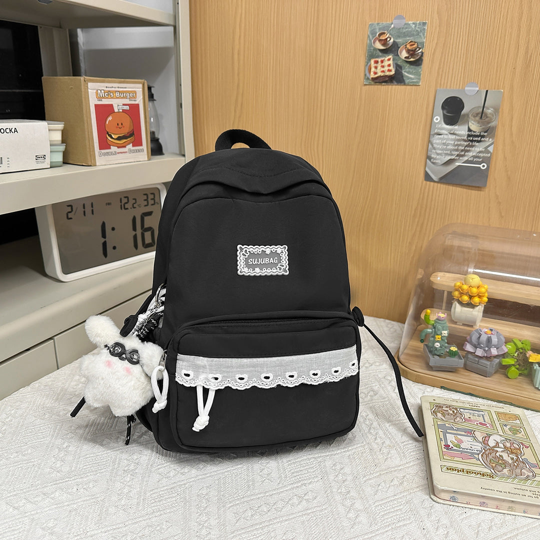 Stylischer kompakter Mini-Rucksack mit niedlichen Akzenten Karnz