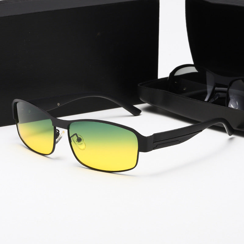 Damen Sportliche Sonnenbrille mit robustem Metallrahmen und polarisierenden Gläsern Karnz