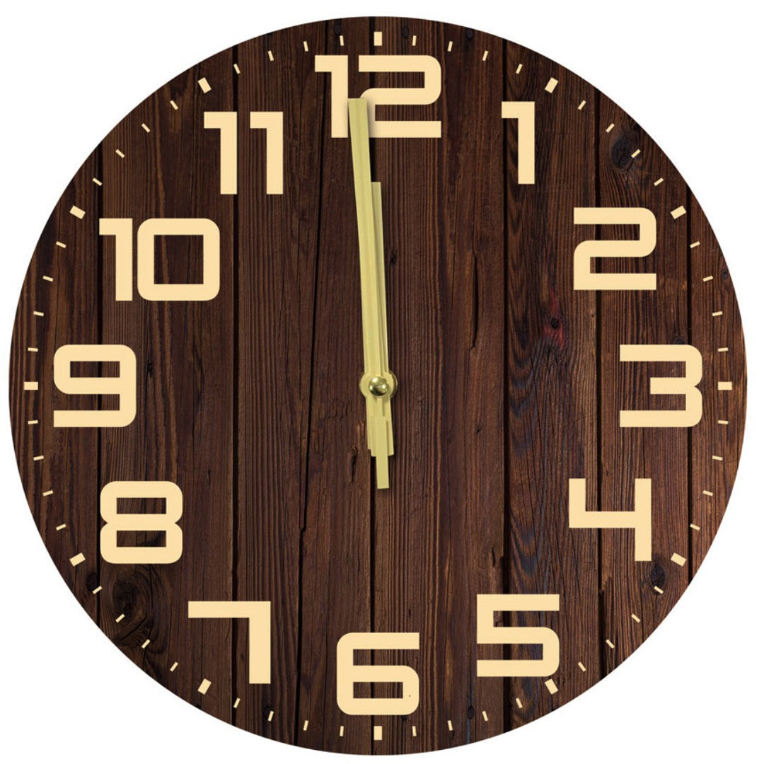 Wanduhr im rustic Holzdesign Karnz