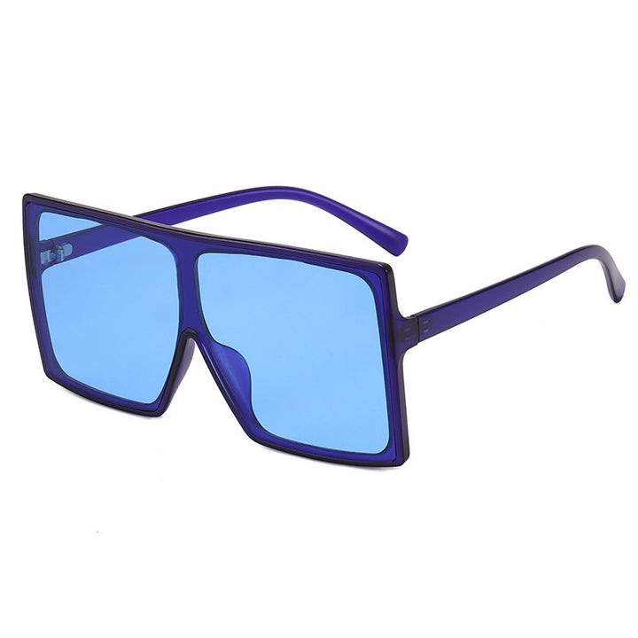 Damen Oversized Sonnenbrille im modischen geometrischen Design Karnz
