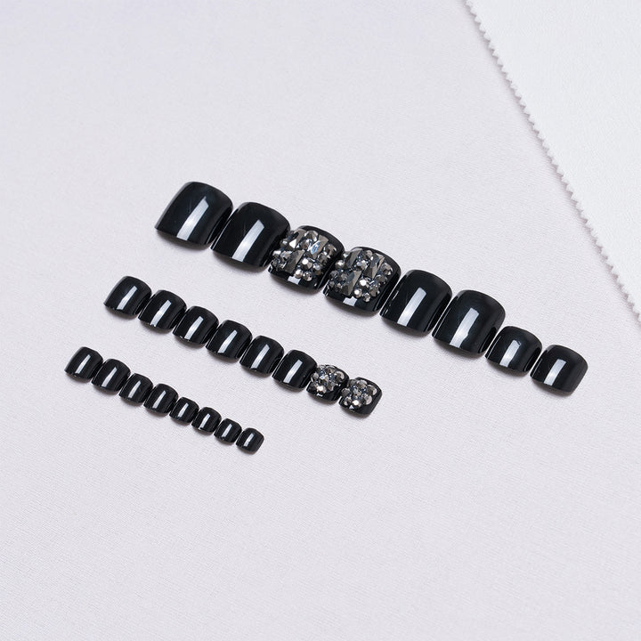 Dekoratives Rhinestone Pediküre Set  1791110394
