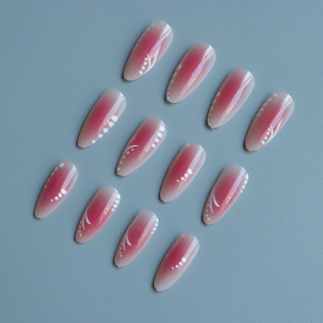 Premium Floral Gel Nagelkunst