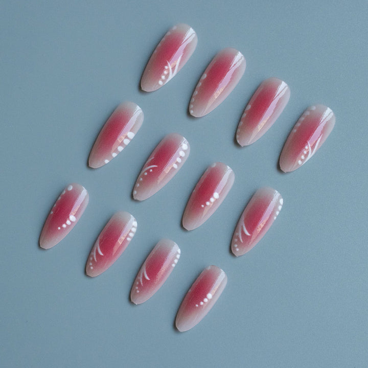 Premium Floral Gel Nagelkunst