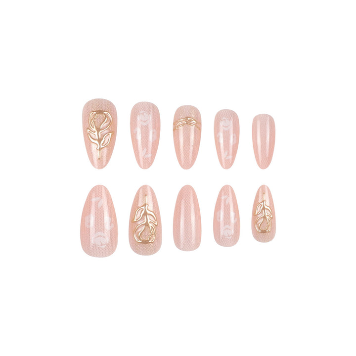 Künstlerische Stiletto-Presse-On-Nagelverlängerungen mit eleganten Designs Karnz