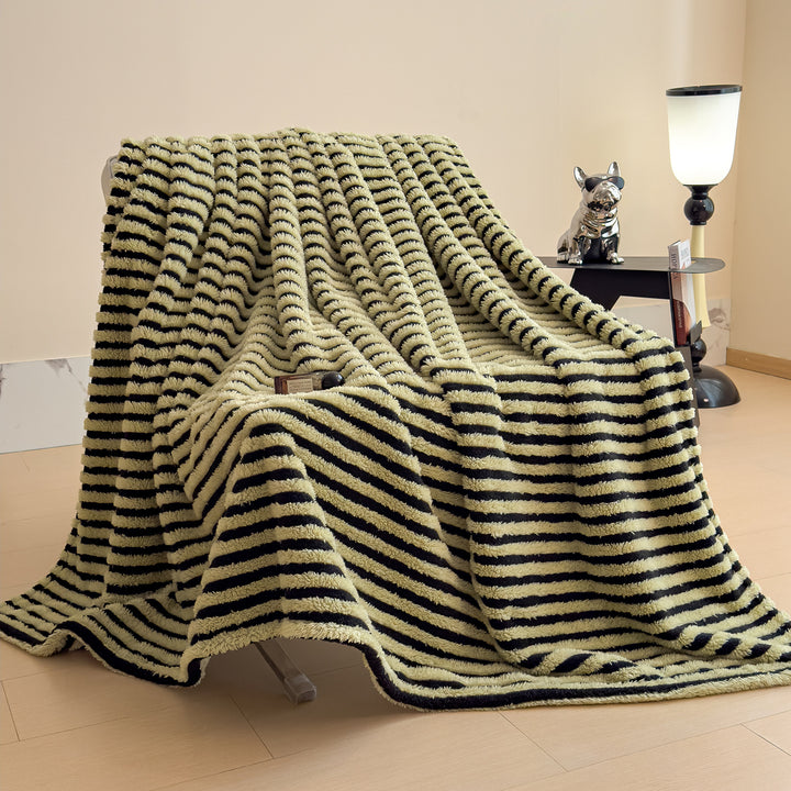 Dekorative gestreifte Decke