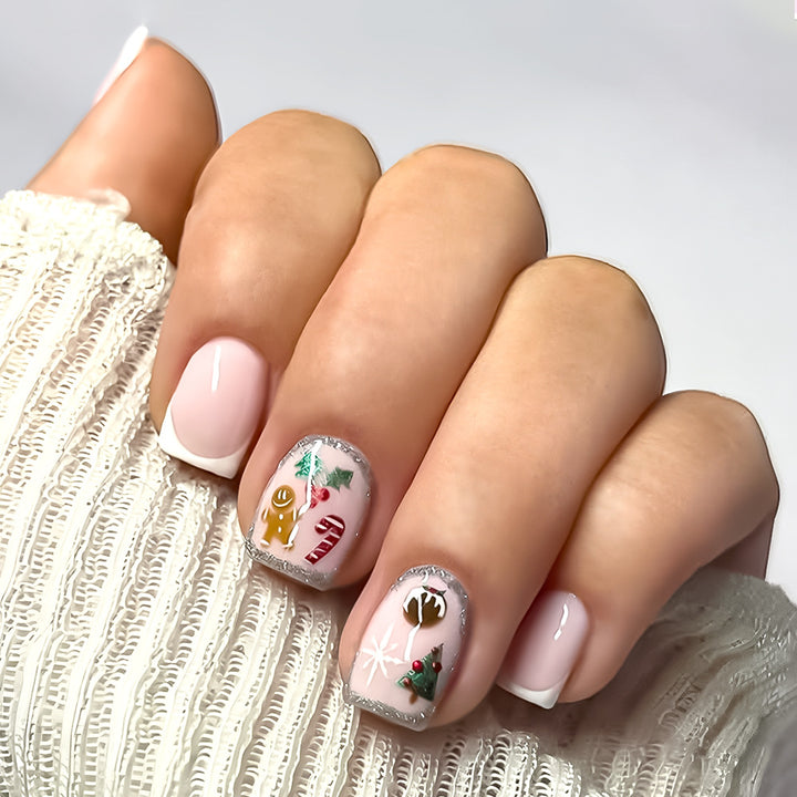 Dekoratives, urlaubsbezogenes Nail Art Set Karnz