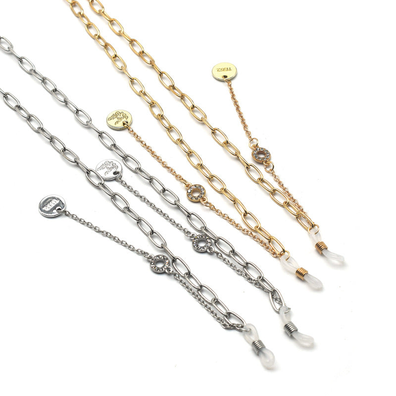 Eleganter Link Brillen Kette Karnz