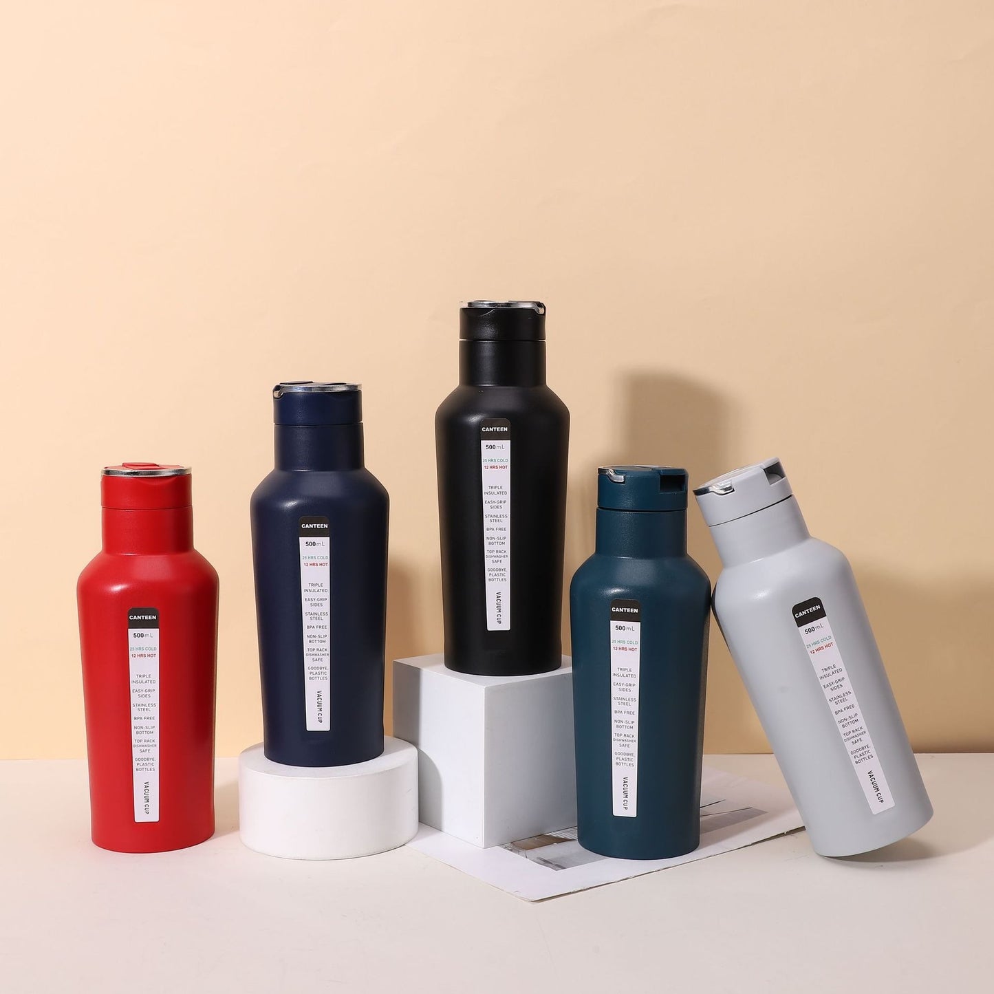 Damen Edelstahl Trinkflasche Karnz