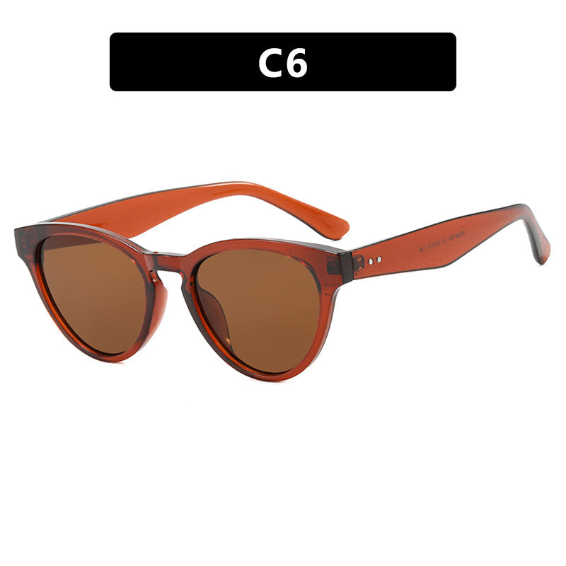 Damen Cat-Eye Sonnenbrille mit UV-Schutz und modischem Rahmen Karnz