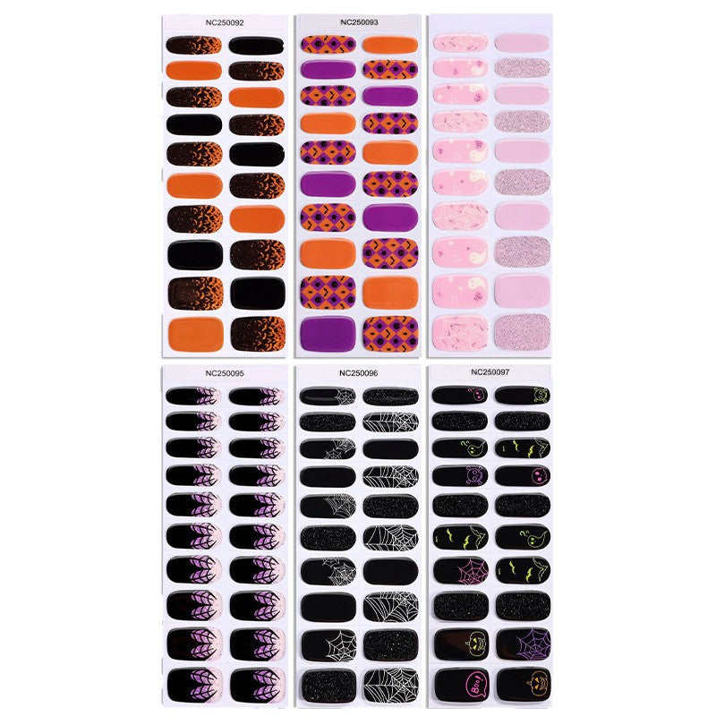 Halloween-Themen Nagelkunst-Wraps
