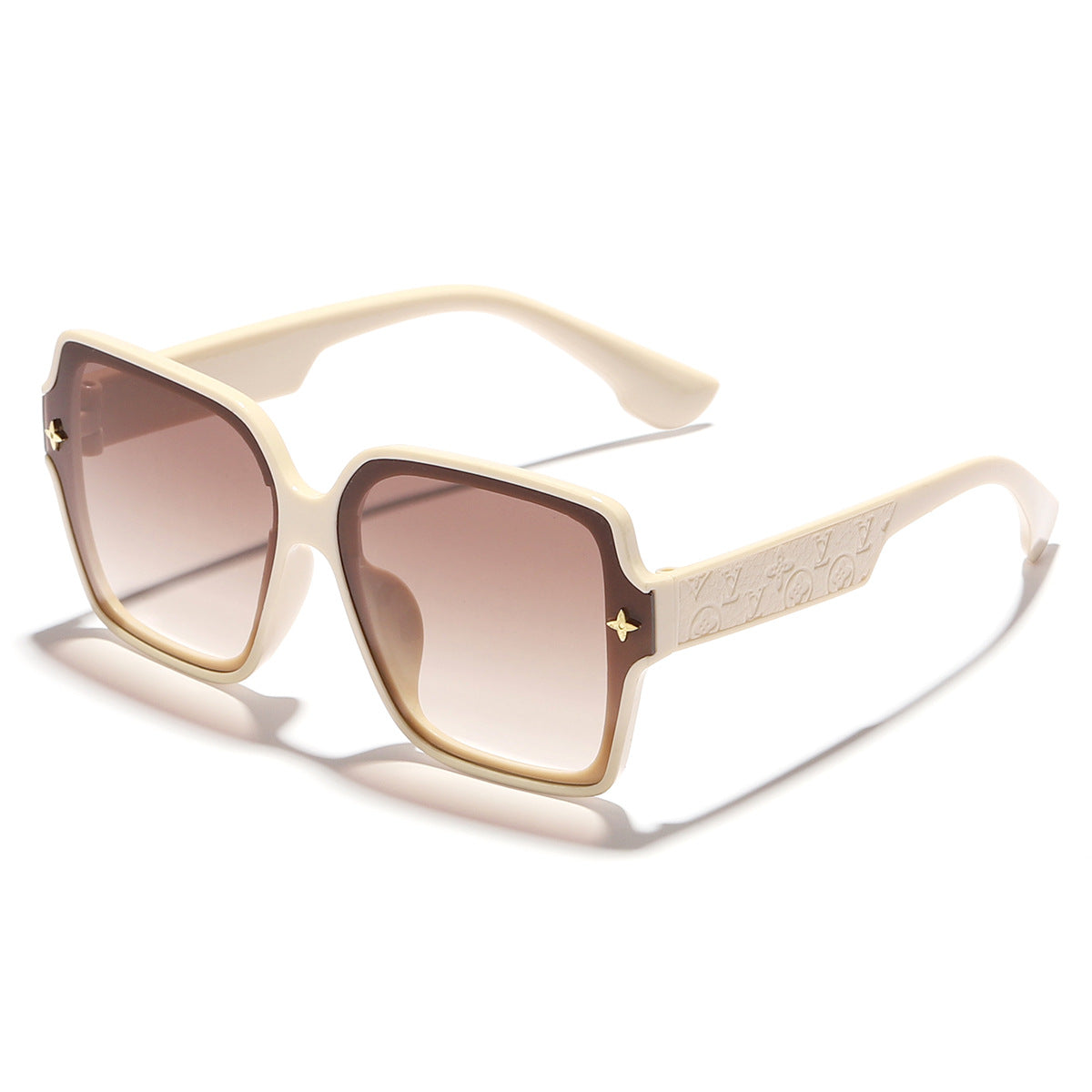 Damen stilvolle oversized Sonnenbrille mit modischem Rahmen Karnz