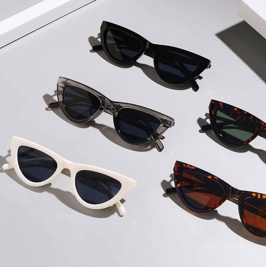 Damen Cat-Eye Sonnenbrille mit modernem und leichtem Rahmen Karnz