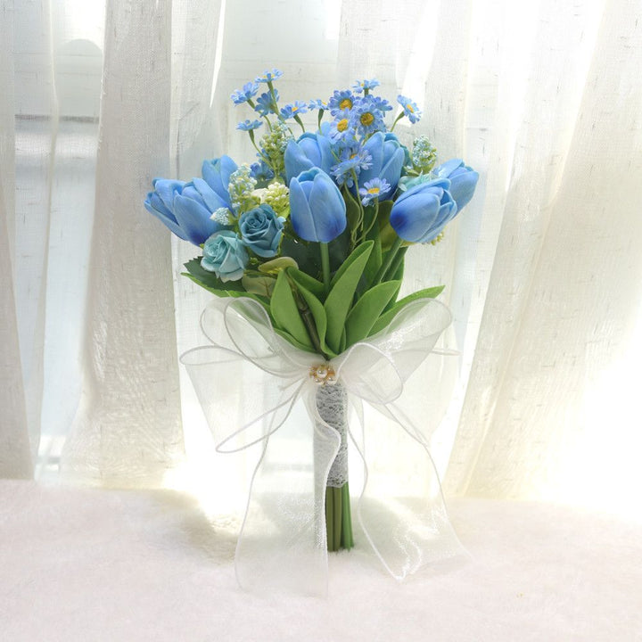 Elegante Künstliche Blumen Hochzeitsstrauß