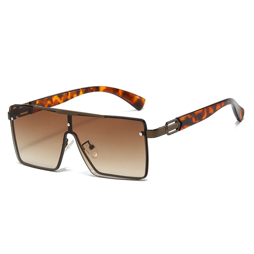Damen Modische Oversized-Sonnenbrille im exklusiven Schildpatt-Design Karnz