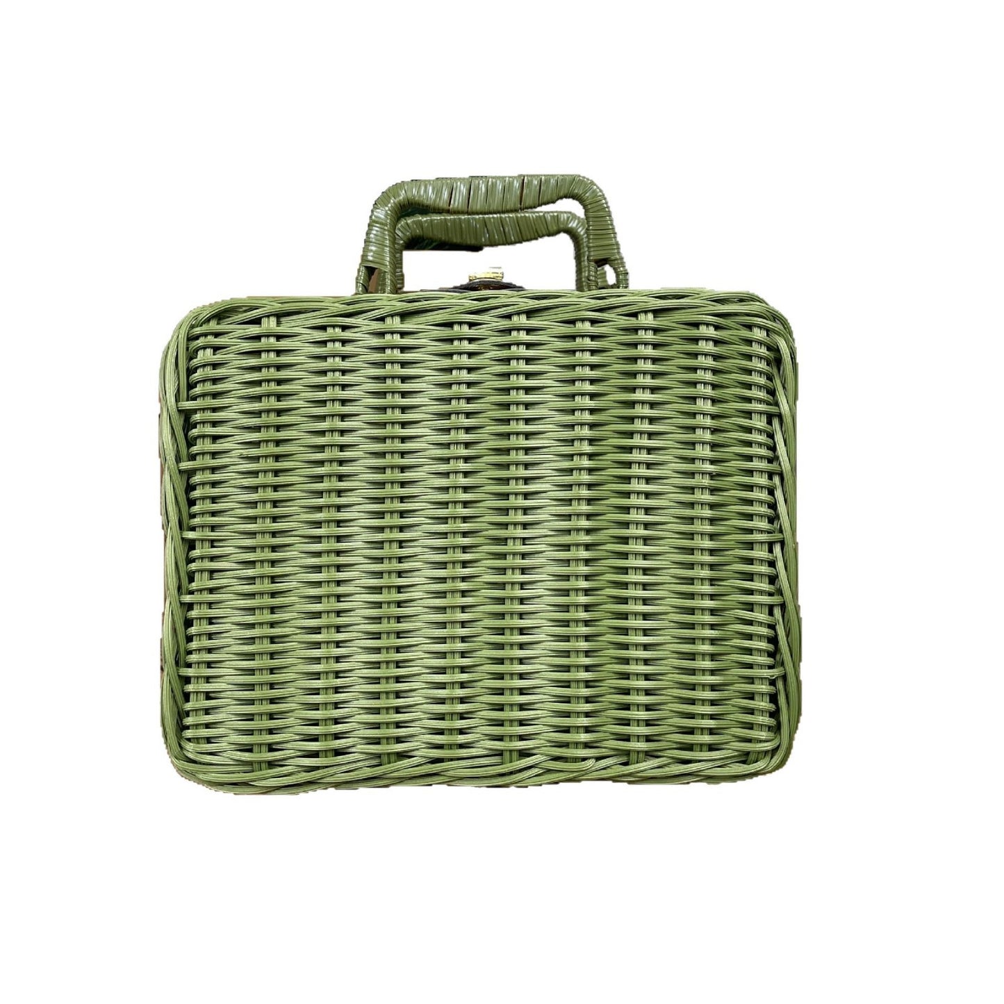 Damen Rattan Handtasche Karnz